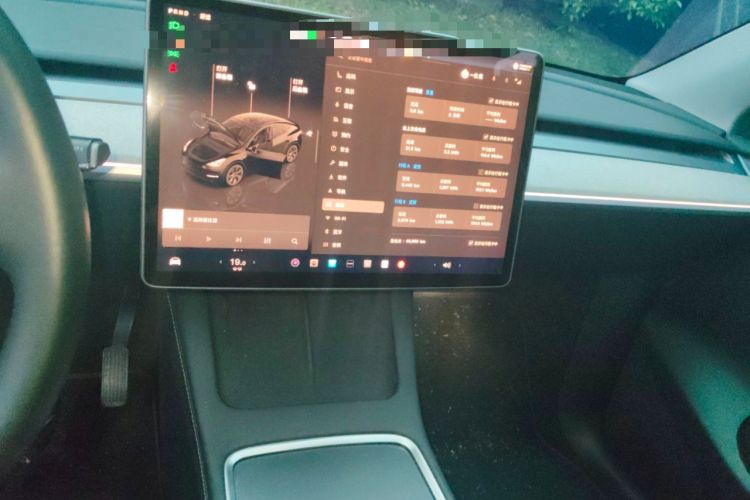 Used Tesla Model Y 2023 Rear-Wheel-Drive Version Audio And AC Panel