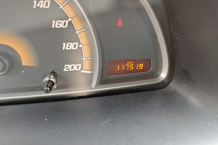 Used Chevrolet Sail 2013 Sedan 1.2L Manual Fashion Edition Odometer Close Up