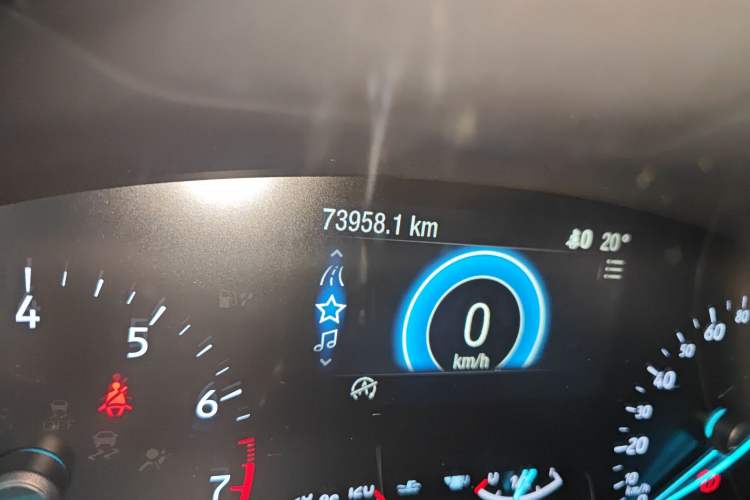 Used Ford Focus 2019 Sedan EcoBoost 180 Automatic Trend Edition Odometer Close Up