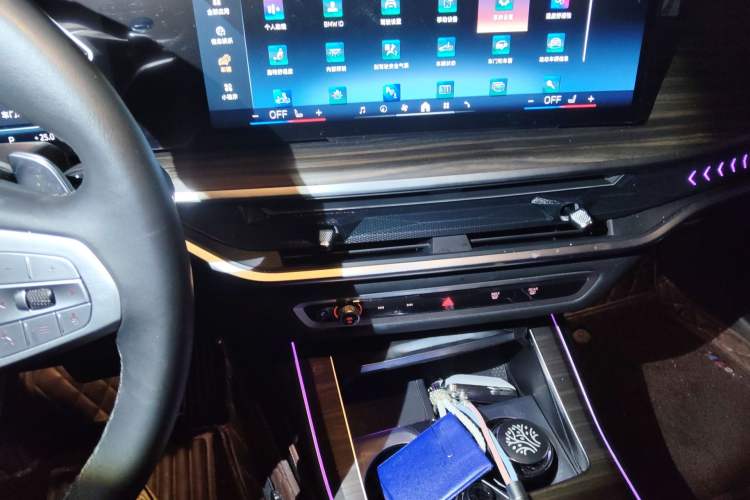 Used BMW X7 2024 xDrive40i Luxury M Sport Package Audio And AC Panel