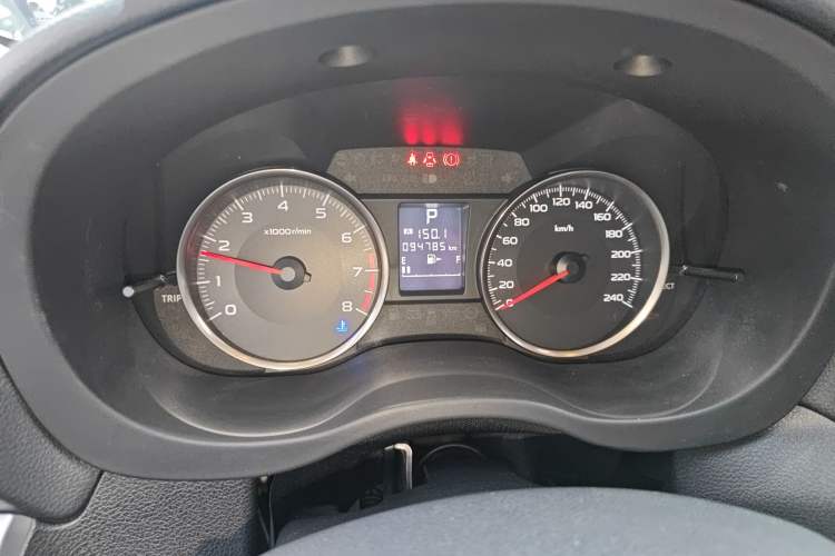 Used Subaru XV 2014 2.0i Elite Navigation Edition Odometer Close Up