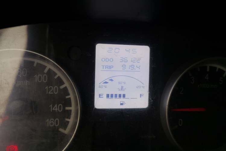 Used Jinbei Hiace X30 2021 1.5L Wealthy Single-Steaming Air-Conditioned Version Bus China VI Standard SWC15M Odometer Close Up