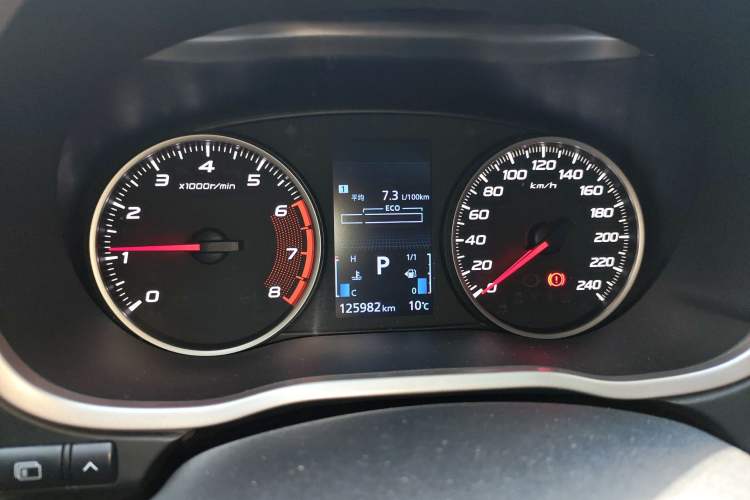 Used Mitsubishi Eclipse Cross 2019 1.5T CVT Two-Wheel Drive Belief Edition China VI Standard Instrument Cluster