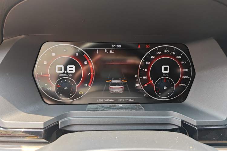 Used Venucia Star 2020 260T Automatic 48V Mild Hybrid Turbocharged Starry Edition Instrument Cluster