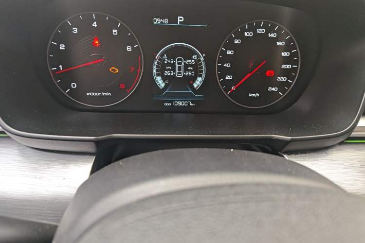 Used BYD Qin 2019 1.5L Automatic Prestige Model Odometer Close Up