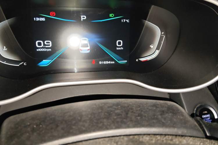 Used Geely Auto Emgrand 2019 Leading Edition 1.5L CVT Upward-Connected Model China VI Standard Odometer Close Up