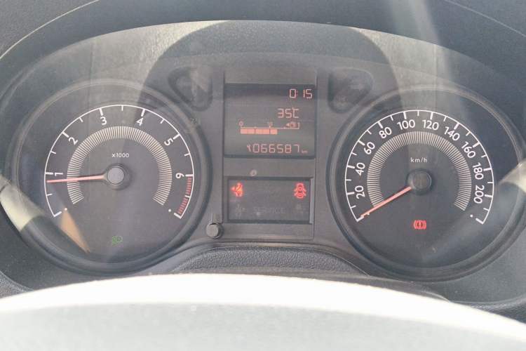 Used Peugeot 301 2014 1.6L Manual Comfort Edition Odometer Close Up