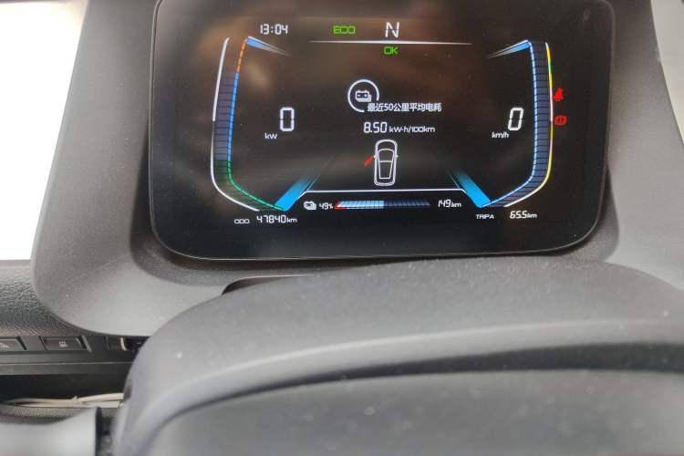 Used BYD e1 2019 Edition Yue Odometer Close Up