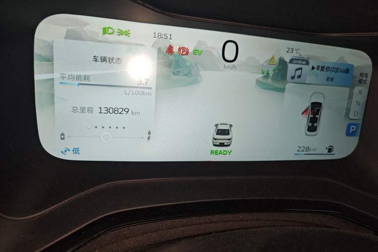 Used Geely Auto Emgrand L HiP 2022 1.5TD-DHT Pro 100KM Super Rui Odometer Close Up