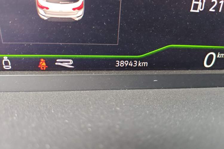 Used Volkswagen T-ROC 2023 300TSI DSG Two-Wheel-Drive Chen Guang Edition Odometer Close Up