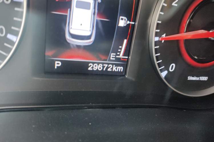 Used Brilliance V3 2017 1.5L Automatic Smart Version Odometer Close Up