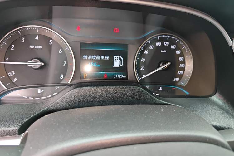 Used Buick GT 2021 Revised Version Flagship 1.5L Automatic Elite Edition Odometer Close Up