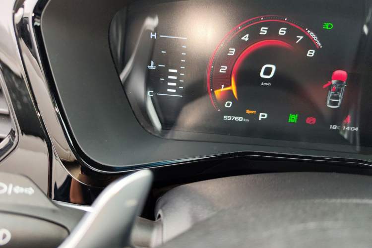 Used Geely Auto Monjaro 2019 350T YAOXINGZHE Odometer Close Up