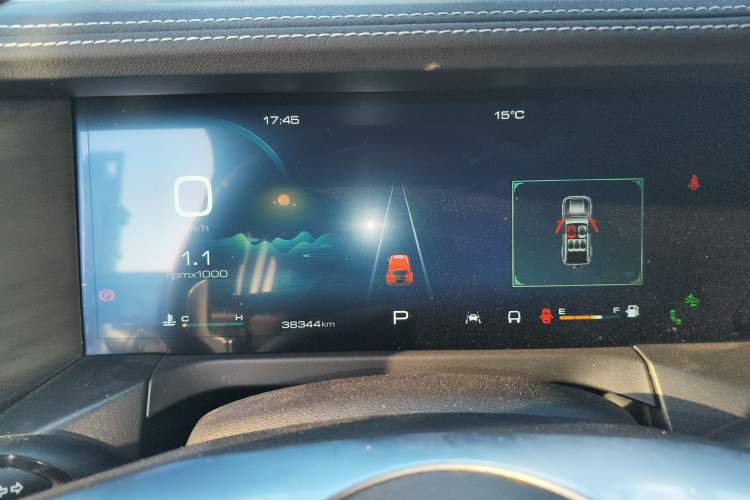 Used Tank 300 2023 City Edition 2.0T—Stylish as Ever Instrument Cluster