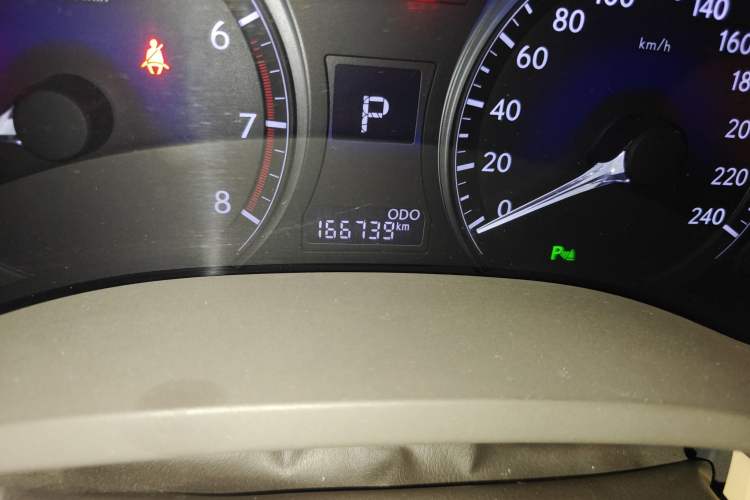 Used Lexus RX Classic 2013 270 Mark Levinson Limited Edition Odometer Close Up