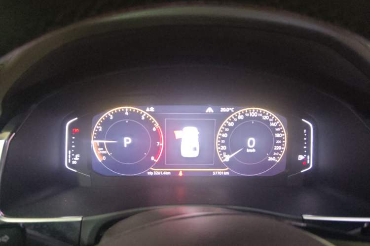 Used Volkswagen Teramont 2020 380TSI Four-Wheel Drive Luxury Version China VI Standard Instrument Cluster