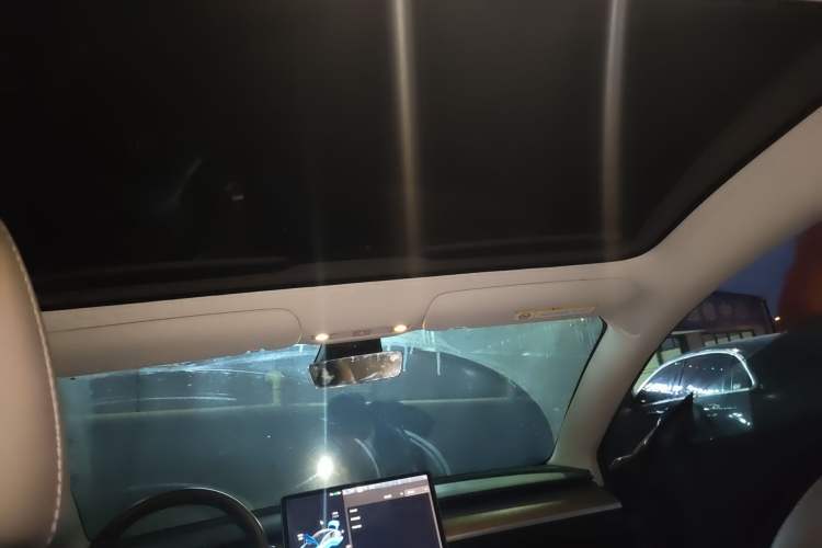 Used Tesla Model 3 2020 Revised Version Standard Range Rear-Wheel Drive – Upgraded Edition Headliner