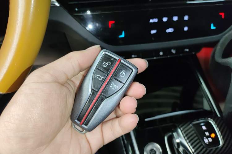 Used Hongqi HS5 2022 Facelifted Version 2.0T Smart Connect Flagship All-Wheel-Drive Edition Vehicle Key