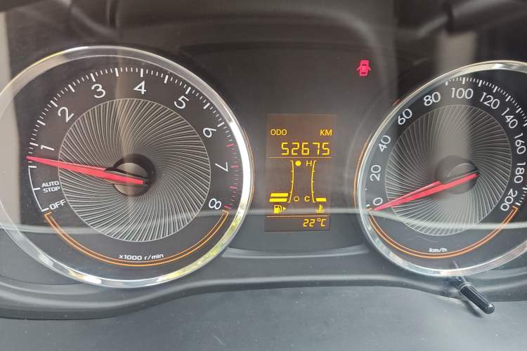 Used Chevrolet Sail 2018 Sail 3 1.5L Manual with Ideal Sunroof Edition Odometer Close Up