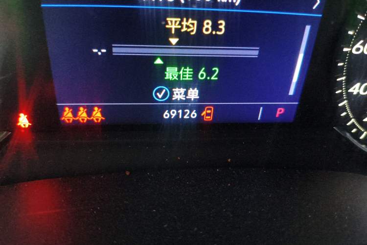 Used Cadillac XT5 2021 28T Luxury Model Odometer Close Up