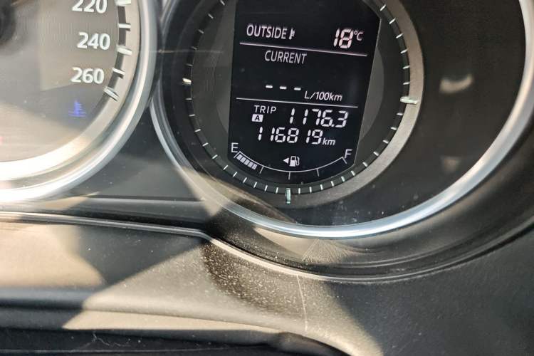 Used Mazda CX-5 2013 2.0L Automatic Two-Wheel Drive Comfort Version Odometer Close Up