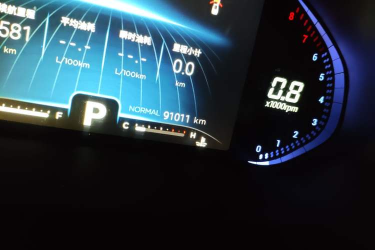 Used Chery Tiggo 8 2020 290TGDI Automatic Elite Edition Big Six-Seater Odometer Close Up