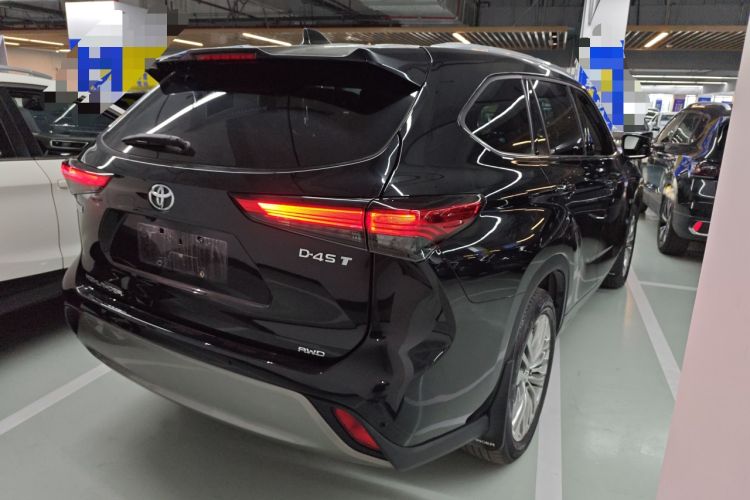 Used Toyota Highlander 2022 380T Four-Wheel Drive Prestige Edition 7-Seater Rear Right 45 Deg