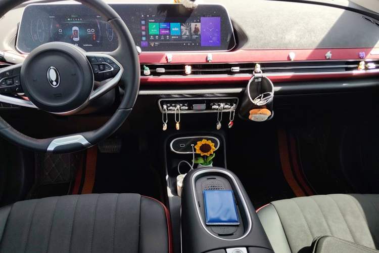 Used ORA Good Cat GT 2023 Mulan Edition 401km Luxury Version Audio And AC Panel