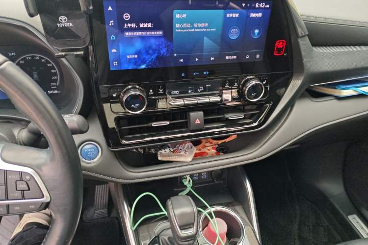 Used Toyota Crown Kluger 2021 2.5L HEV Four-Wheel Drive Premium Edition Audio And AC Panel