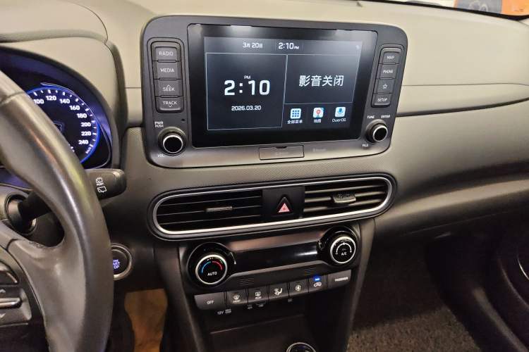 Used Hyundai ENCINO 2018 1.6T Dual-Clutch Zhilian Edition China V Standard Audio And AC Panel