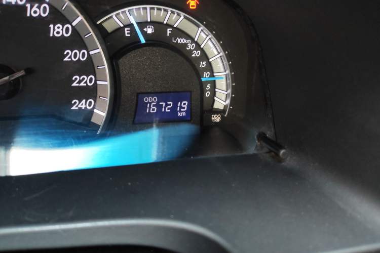 Used Toyota Camry 2012 Junrui 2.5S Activa Navigation Edition Odometer Close Up