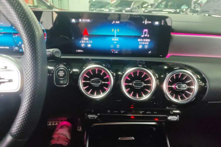 Used Mercedes-Benz A AMG 2020 AMG A 35 L 4MATIC Audio And AC Panel