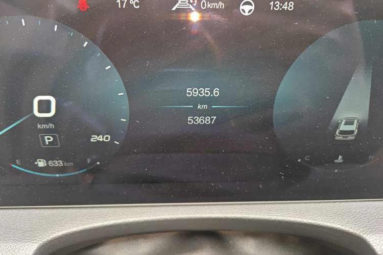 Used BAIC Beijing X7 2020 1.5TD DCT Leading Edition Odometer Close Up