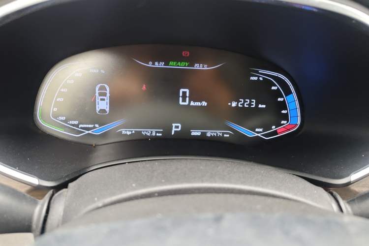 Used Skyworth EV6 2022 410 Travel Edition Odometer Close Up