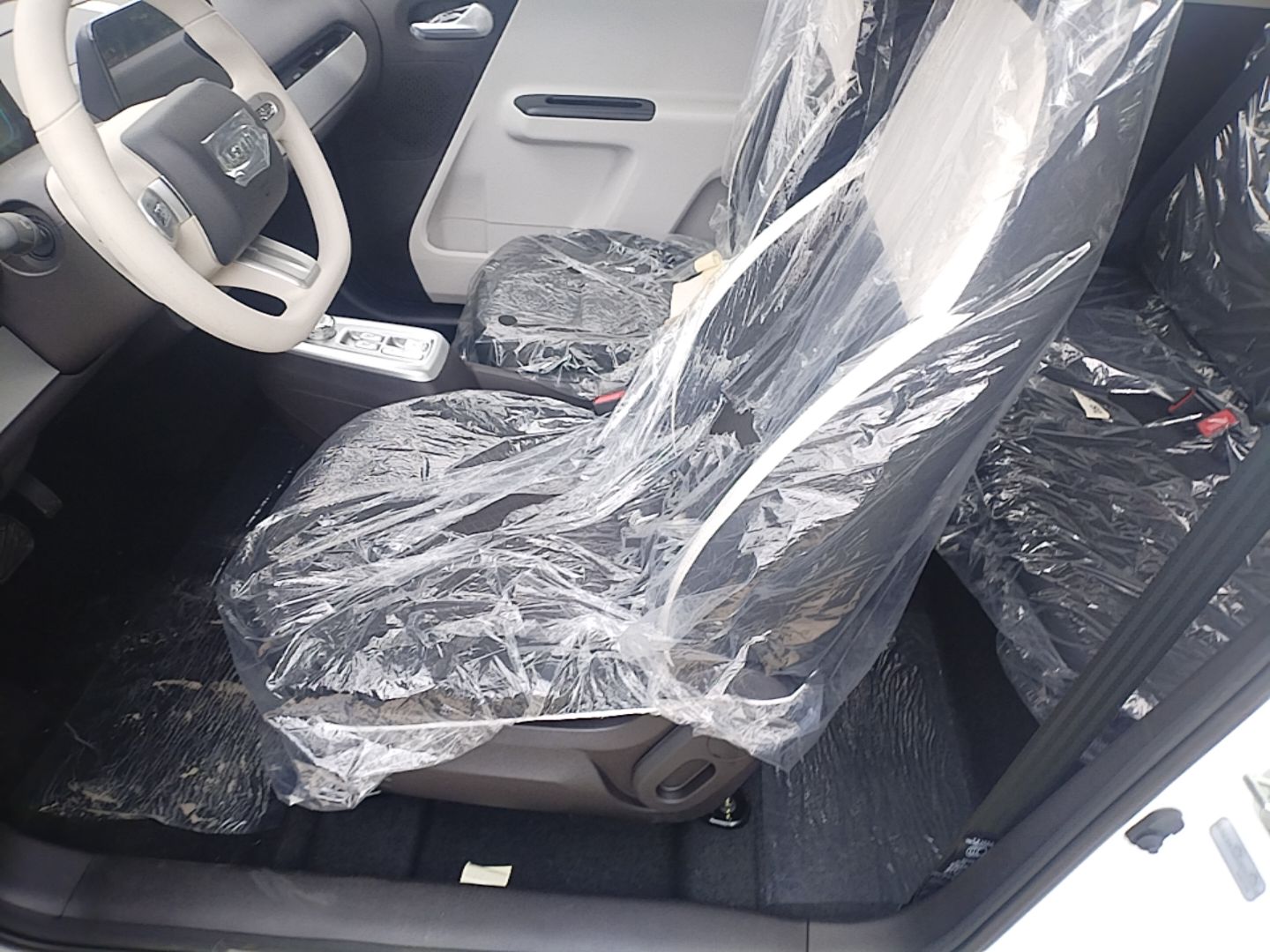 Vordere Reihe im Auto