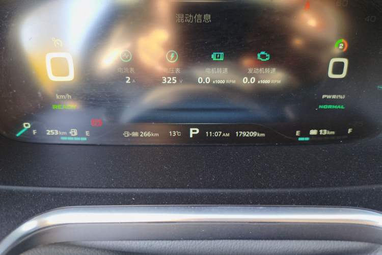 Used Roewe RX5 New Energy 2017 eRX5 50T Hybrid Connected Prestige Flagship Edition Odometer Close Up