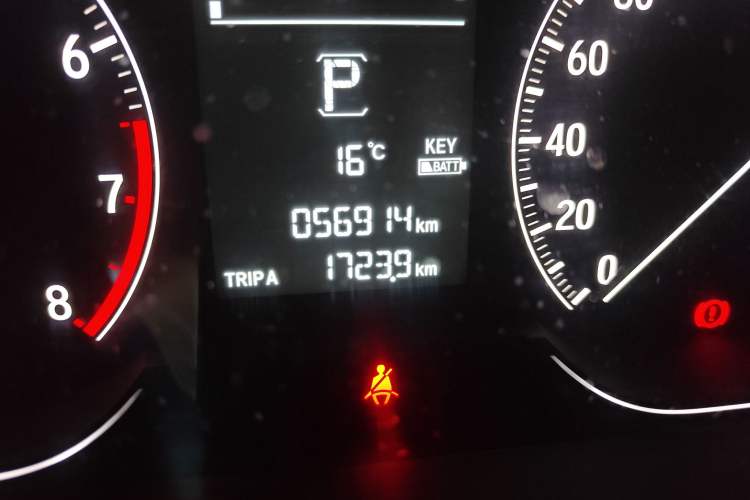 Used Honda Accord 2018 260TURBO Elite Edition China V Odometer Close Up