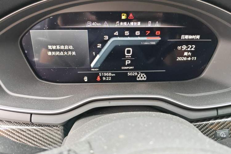 Used Audi A4L 2022 45 TFSI quattro Prestige Dynamic Edition Odometer Close Up