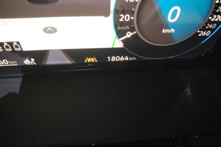 Used Volkswagen Teramont X 2023 380TSI Four-Wheel Drive Prestige Luxury Edition Odometer Close Up