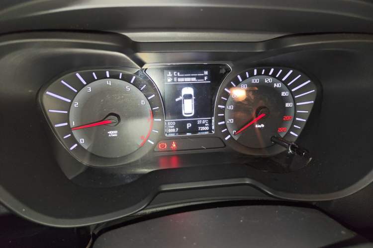 Used GAC Trumpchi GS4 2017 200T G-DCT Two-Wheel Drive Luxury Edition Odometer Close Up