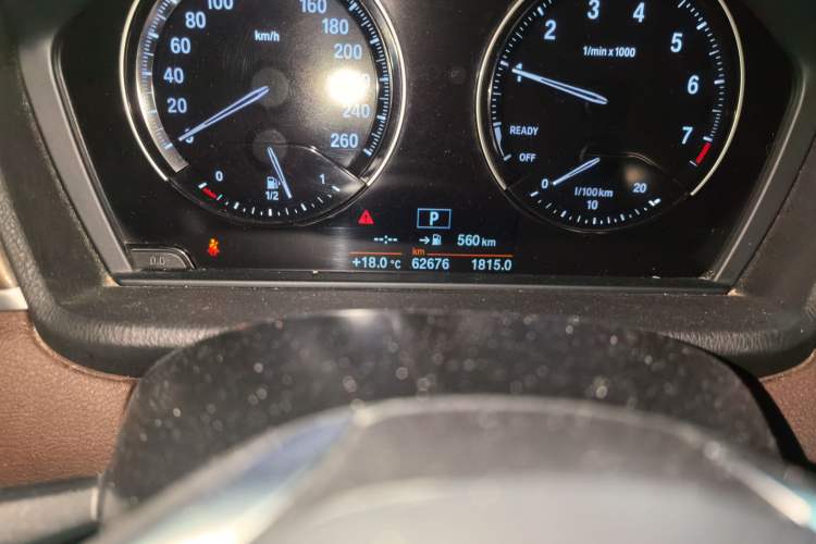 Used BMW X1 2019 sDrive18Li Premium Edition Odometer Close Up