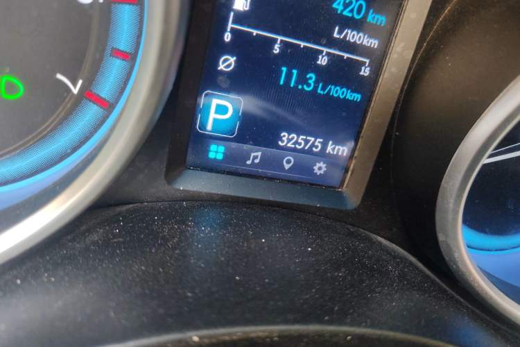 Used Karry K60  Odometer Close Up