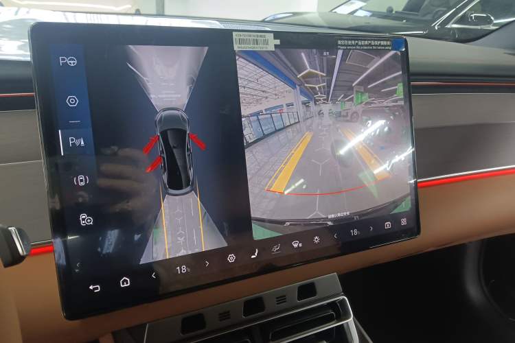 Used BYD Han L 2025 DM-i 200km LiDAR Flagship Model Audio And AC Panel