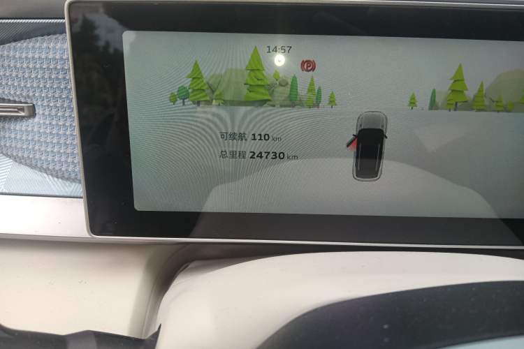 Used Geely Auto icon 2025 Linglong 1.5TD Ruyi Edition Odometer Close Up