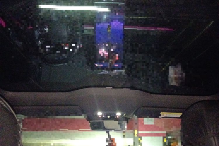 Used NETA S 2022 Extended-Range Version 1160 km Range Rear-Wheel-Drive Compact Edition Headliner