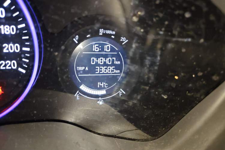 Used Honda Vezel 2019 1.5L CVT Pioneer Edition China VI Odometer Close Up