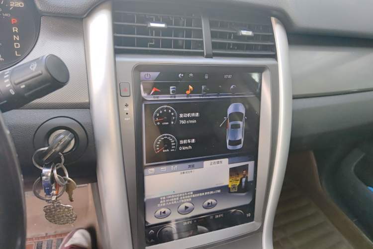 Used Ford Edge 2012 2.0T Elite Sunroof Edition Audio And AC Panel