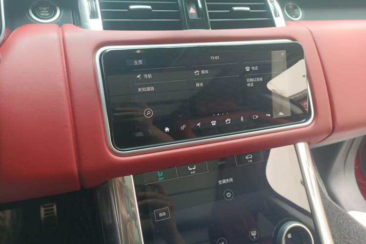 Used Land Rover Range Sport 2022 3.0 L6 HST Audio And AC Panel