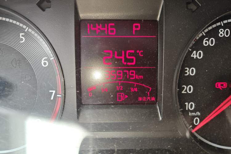 Used Volkswagen Santana 2021 1.5L Automatic Fashion Edition Odometer Close Up