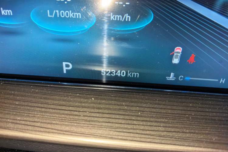 Used Chery Tiggo 8 2023 Kunpeng Edition 290TGDI Automatic Excellence Model Odometer Close Up